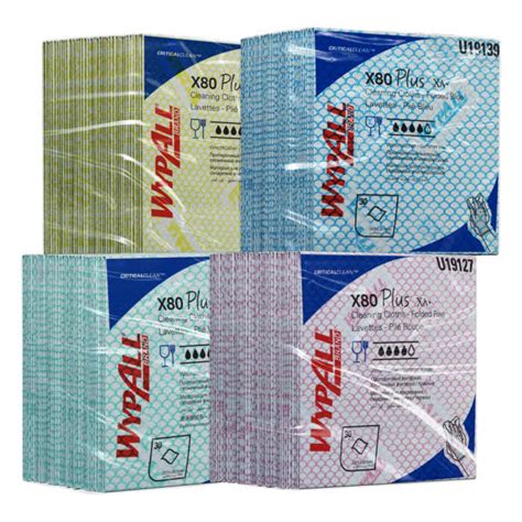 19139 WYPALL | Kimberly Clark WypAll® X80 Plus Critical Clean™ 19139 ...