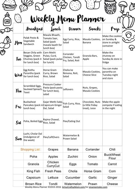 This Week Menu 的图像结果