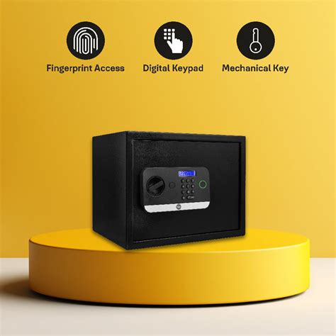 Yale Stellar 250 fingerprint Safe Locker with Keypad 16.7 litre – Yale ...