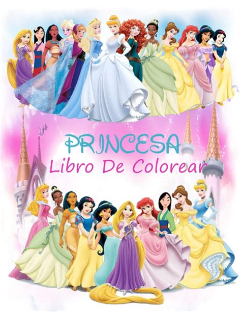 Buy Princesa Libro De Colorear: Para niños pequeños, niños y adultos ...