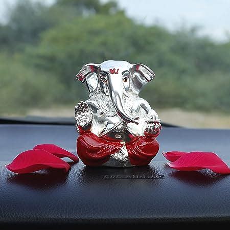 Buy Neodrift Ganesh Idol for Car Dashboard (Real 24kt & 999 Silver ...