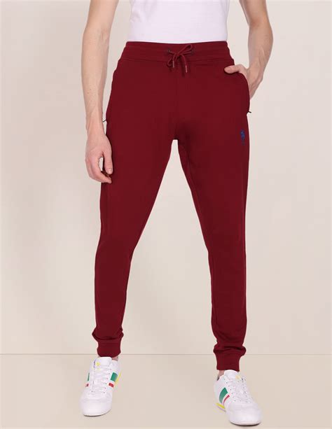 Elasticised Pure Cotton Joggers – U.S. Polo Assn. India