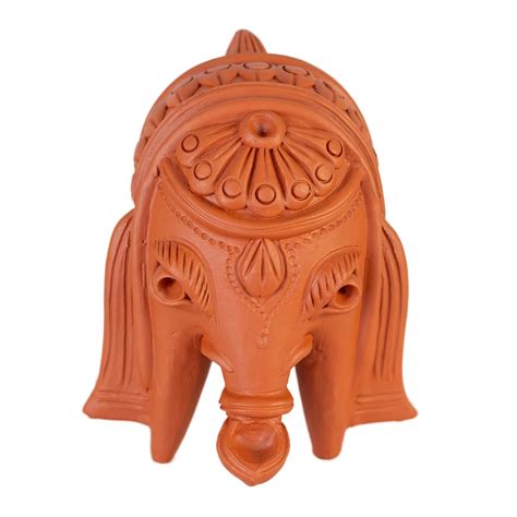 Buy AMAR MATI Terracotta Bonga Hati Handmade Decorative Showpiece ...