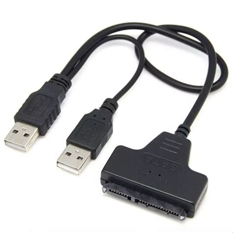 USB 3.0 SATA III Hard Drive Adapter Cable, SATA to USB Adapter Cable for 2.5 inch SSD & HDD ...