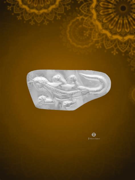 925 Silver Lizard Silver Sheet For Ritual Use Shri Collection - Silver ...