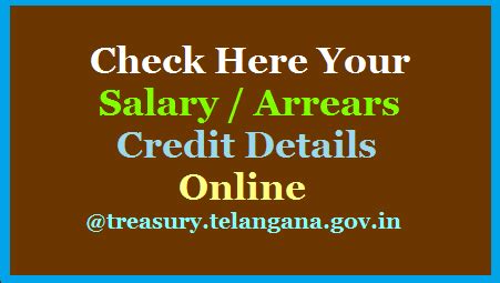 Check your Salary / Arrears Credited or not to your Account Online ...