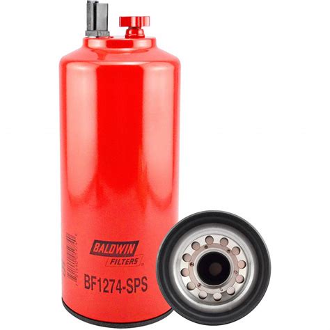 BALDWIN FILTERS, Spin-On, 4 11/16 in Outside Dia, Fuel Filter - 2TCN1 ...