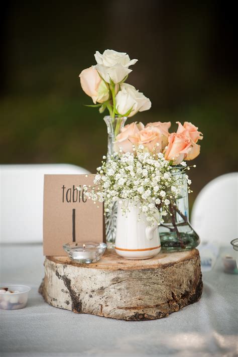 Diy Wood Slices For Wedding Centerpieces