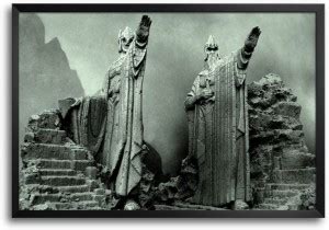 The Lord Of The Rings Statue Framed Photographic Paper - Movies posters ...