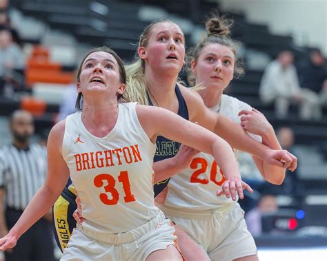 PHOTOS: Brighton, Hartland, Howell play in girls basketball districts