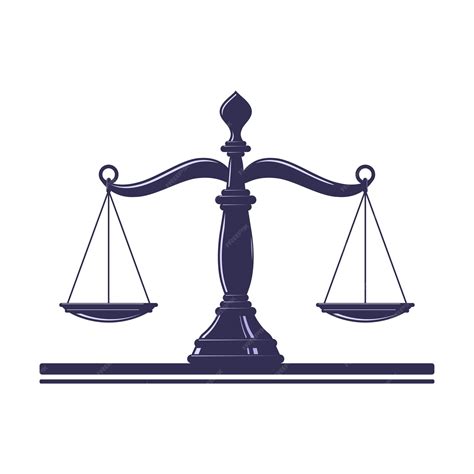 Scales of justice symbol | Premium Vector