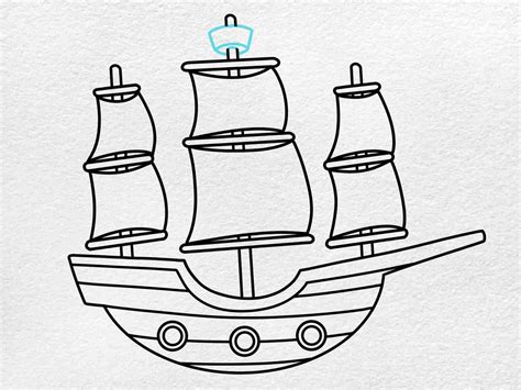 Pirate Ships Drawings