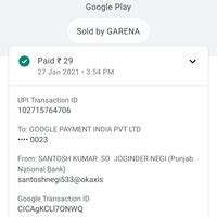 Garena — Loot drop payment doesn't reflected on my account
