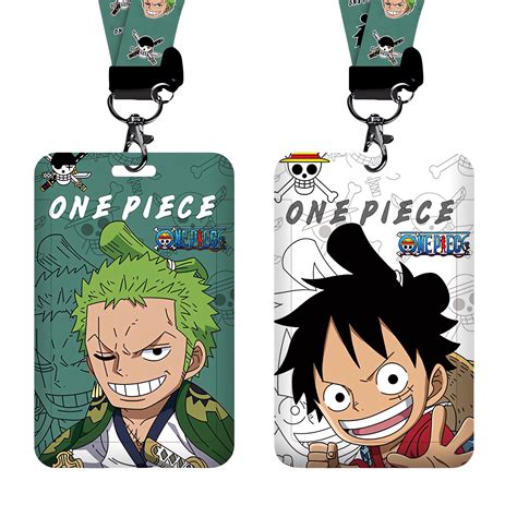 Buy MOMODEERAnime ID Badge Holder with Lanyard (2 Pack), Name Tag ID ...