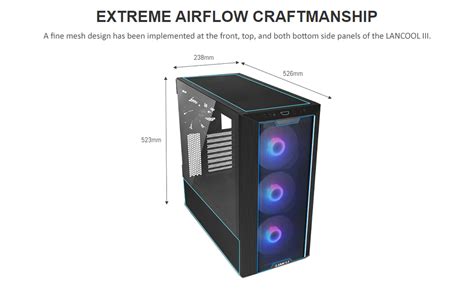 Amazon.in: Buy Lian Li Aluminium Lancool Iii RGB Mid-Tower Computer ...
