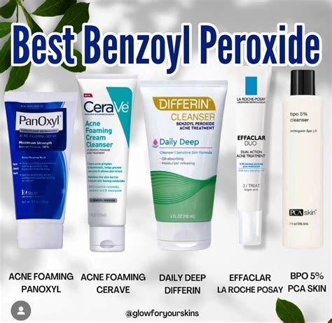 Pin by Michaela on Skin Care in 2024 | Peroxide for acne, Benzoyl ...