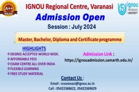 Welcome to IGNOU Varanasi Regional Centre