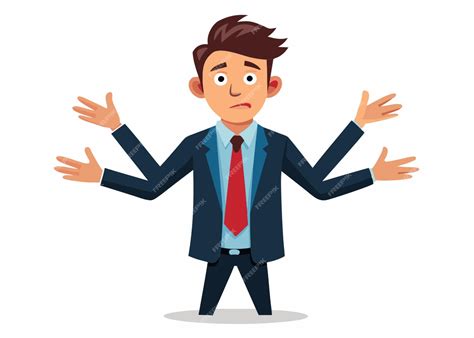 Premium Photo | A male office employee ready to complete a project