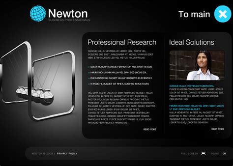 Newton Flash网站制作_案例展示_成都聚和为科技有限公司