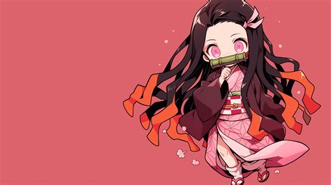 Nezuko Kamado Cute HD Wallpaper - Demon Slayer Background by patrika