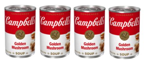 Groceries: Campbell's Golden Mushroom Soup 10.5 Ounce Can (Pack of 4 ...
