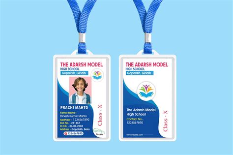 Student ID Card Template 020523 – Free Hindi Design