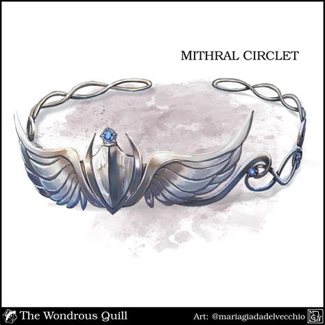 [The Wondrous Quill | Magic Item & Variants] Mithral Circlet : r ...