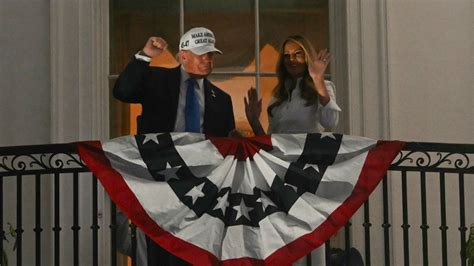 Melania Trump mimics Donald Trump iconic YMCA dance on White House ...