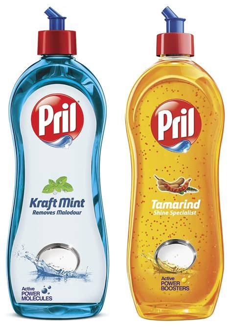 Pril Tamarind Shine Specialist 750 Ml & Kraft Mint 750Ml, Liquid| Insta ...