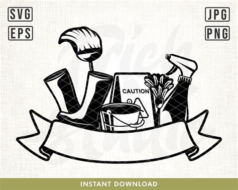 Buy Cleaning Tools Svg House Cleaning Svg Cleaning Service Svg Online ...