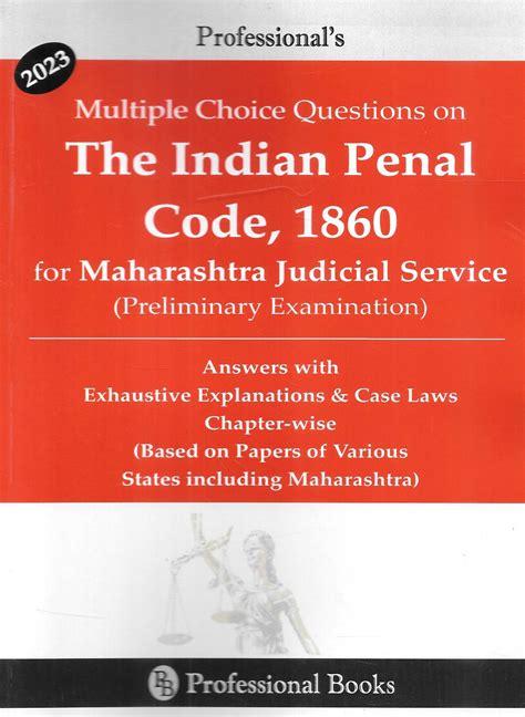 MCQ on The Indian Penal Code for Maharashtra Judicial Service - Prelim