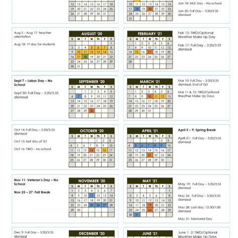 University Of South Carolina Columbia Academic Calendar - Preschool ...