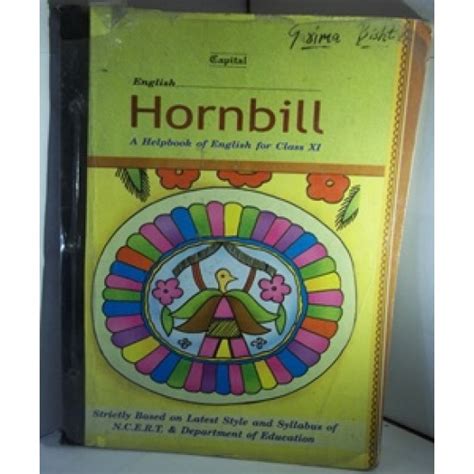 Hornbill ncert book for class11