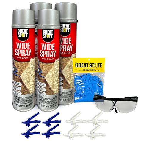 Great Stuff Wide Spray Foam Insulation Kit – Closed Cell Polyurethane ...