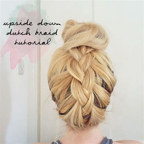 Image result for Dutch Braid Bun Tutorial