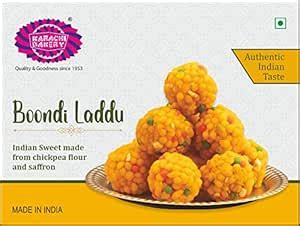 Karachi Bakery Boondi Laddu, 200g / 250g (Weight May Vary) : Amazon.in ...