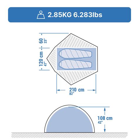 2-person Dome Trekking Tent MT500