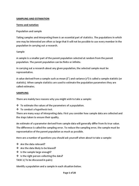 Image result for Sampling and Estimation Statistics