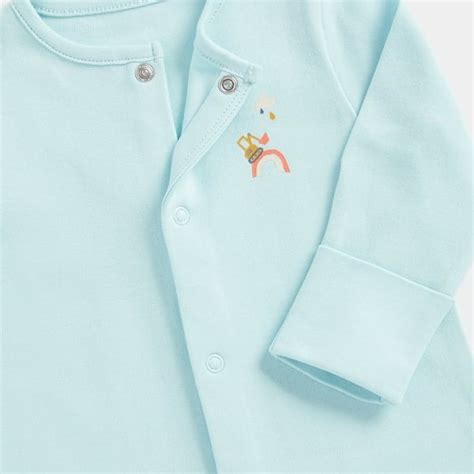 Buy Mothercare Essentials Boys Full Sleeves All In Ones -Pack of 3-Dark ...