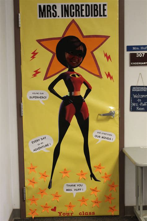 Mrs. Incredible | Teacher appreciation doors, Teacher appreciation door ...