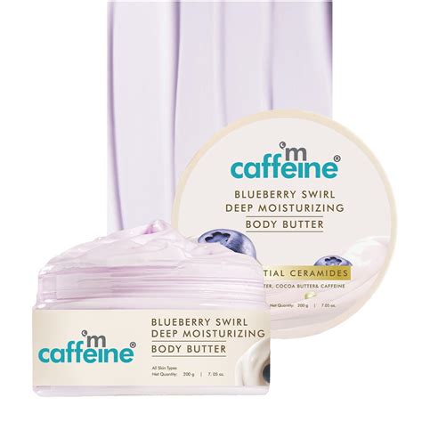 Buy mCaffeine Blueberry Swirl Deep Moisturizing Body Butter | 5 ...