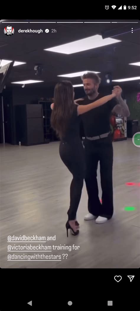 Derek's post on his IG story... Could we be getting another Spice Girl ...