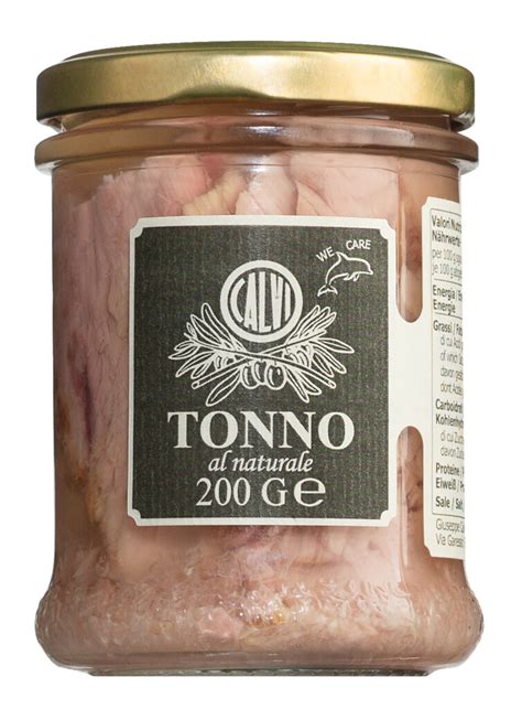Tonijn in eigen sap, Calvi, 200 g, Glas | GOURMET VERSAND Online Winkel