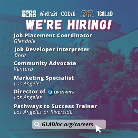 Greater Los Angeles Agency on Deafness, Inc. on LinkedIn: GLAD is ...