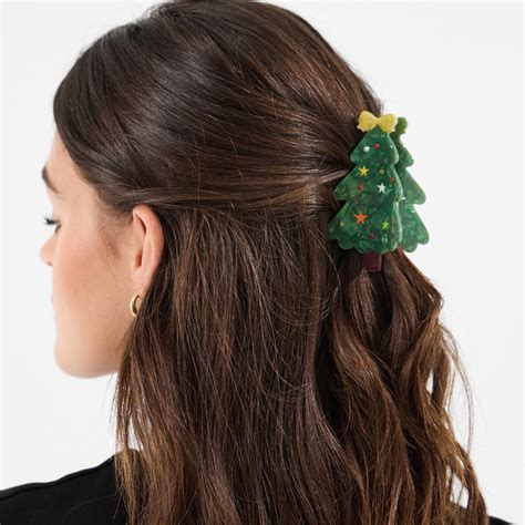 Christmas Tree Hair Claw Clip - Accessorize India