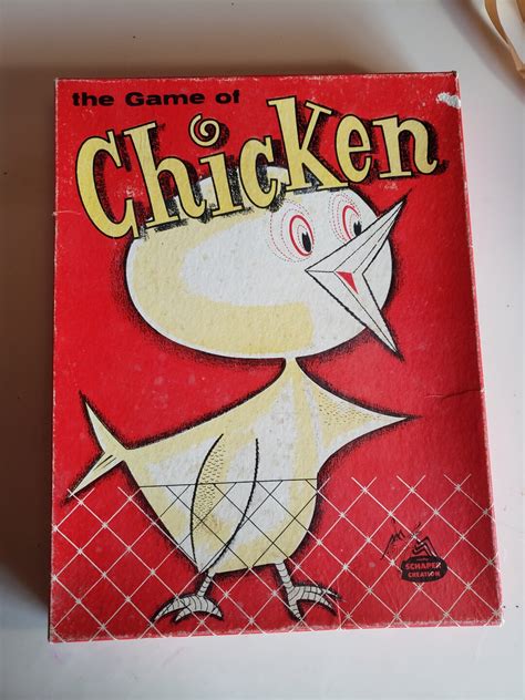 Vintage Game From 1957 the Game of Chicken. FREE SHIPPING - Etsy