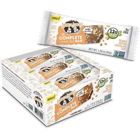 Lenny & Larry"s The Complete Cookie-fied Bar, 9 x 45 g Riegel, Peanut ...