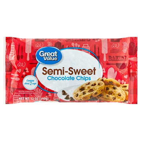Great Value Semi-Sweet Chocolate Baking Chips | Fig App
