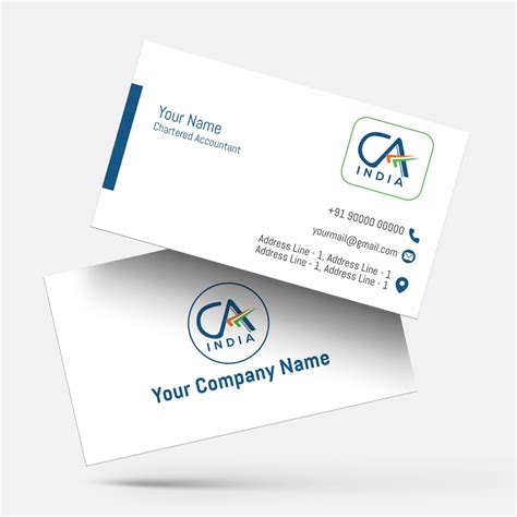 "Innovative Templates for Chartered Accountant Visiting Cards"