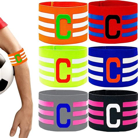 Soccer Captain Armband Uk 2 Pack Captain C Arm Band, Football Elastic ...
